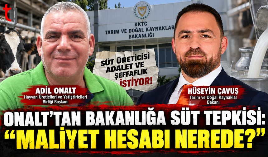 ADİL ONALT: “SÜT MALİYETİ NEDEN AÇIKLANMIYOR?”