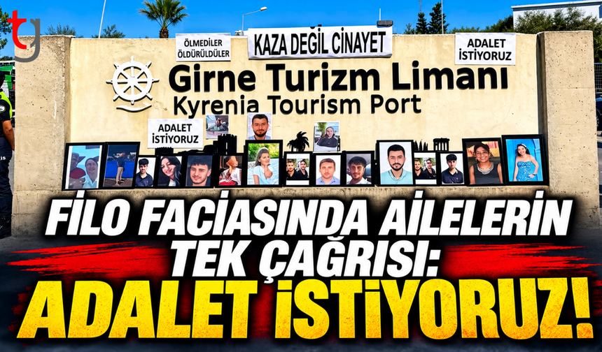 Girne Limanı’nda Yürek Burkan Fotoğraflar: Adalet İstiyoruz