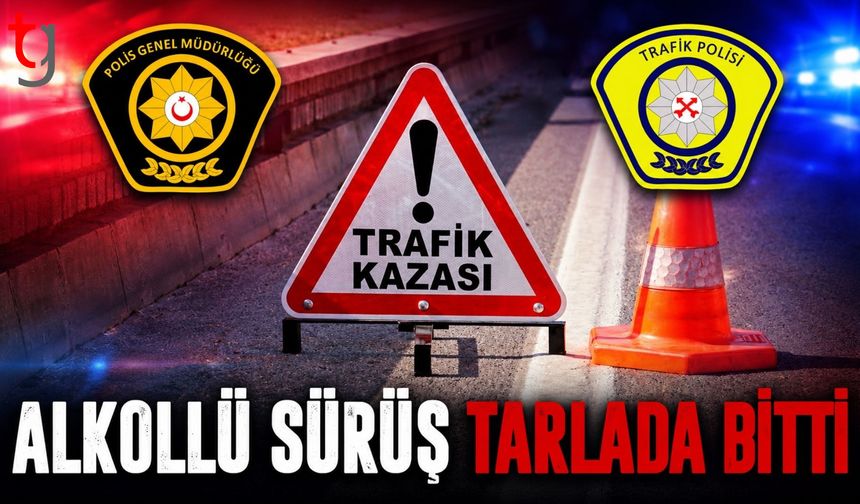 LEFKOŞA-GAZİMAĞUSA ANAYOLUNDA ALKOLLÜ SÜRÜCÜ KAZA YAPTI