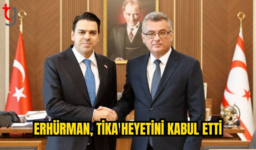Cumhurbaşkanı Erhürman, TİKA Başkanı Eren ve heyetini kabul etti