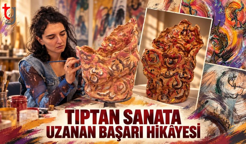 TIPTAN SANATA UZANAN YOLCULUK: MELİHA FEYZA BERKER ÇALIŞMALARIYLA DİKKAT ÇEKİYOR