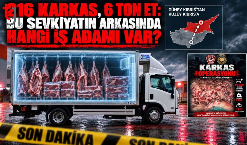 Haspolat’ta “Karkas Operasyonu”: 6 ton kaçak et ele geçirildi