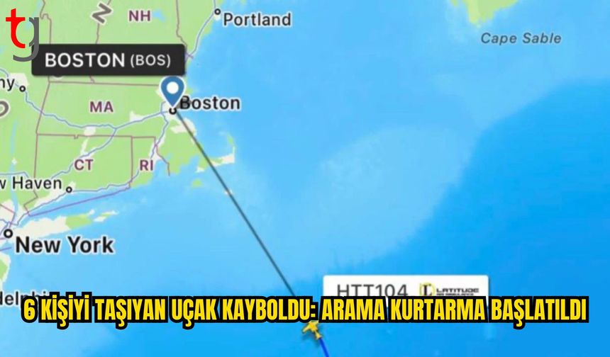 6 Kişiyi Taşıyan Uçakla İrtibat Kesildi: Arama Kurtarma Başlatıldı