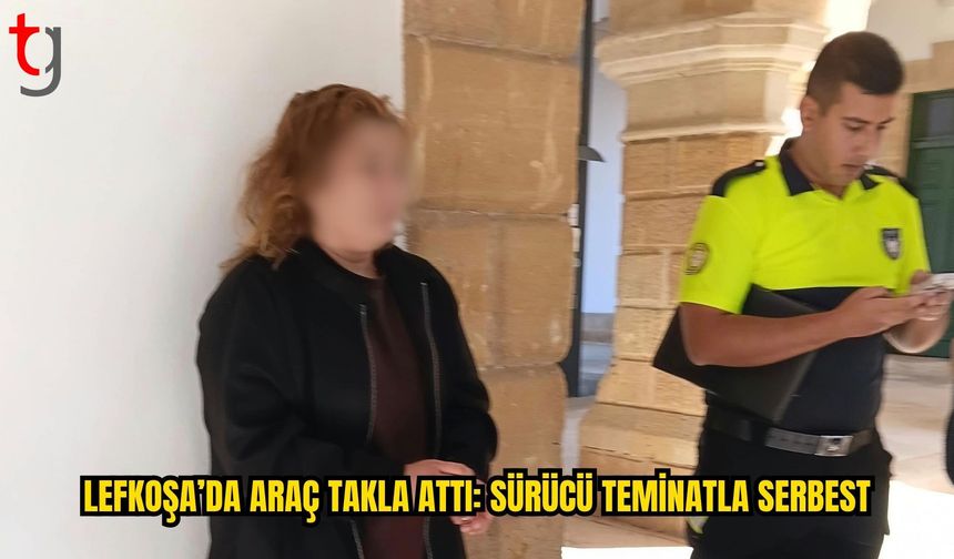 Lefkoşa’da Araç Takla Attı: Sürücü Teminatla Serbest