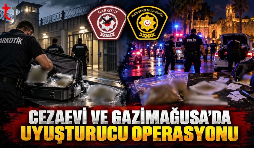 Merkezi Cezaevi ve Gazimağusa’da Uyuşturucu Operasyonu: 3 Tutuklu