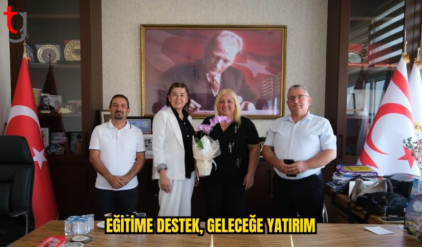 MEHMETÇİK ORTAOKULU YÖNETİMİNDEN TUĞLU’YA ZİYARET