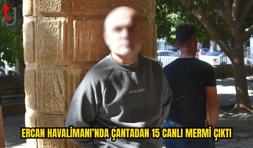 Ercan Havalimanı’nda Çantadan 15 Canlı Mermi Çıktı