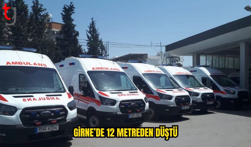 Girne’de 12 Metreden Düşen 20 Yaşındaki Genç Yaralandı