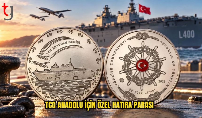 TCG Anadolu İçin Özel Hatıra Parası Satışa Çıktı