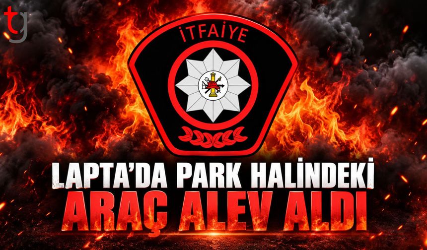 Lapta’da Park Halindeki Araçta Yangın
