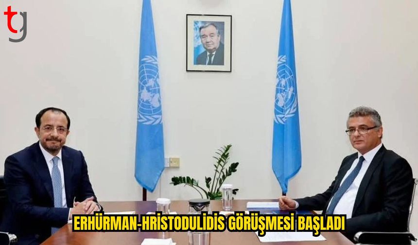 Erhürman-Hristodulidis Görüşmesi Ara Bölgede Başladı