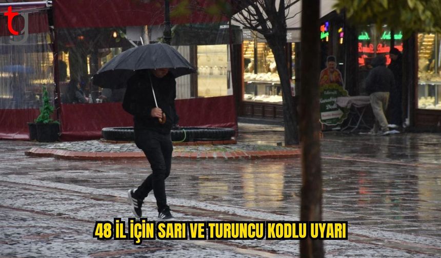 Şiddetli Yağış Geliyor: Meteoroloji 48 İli Uyardı