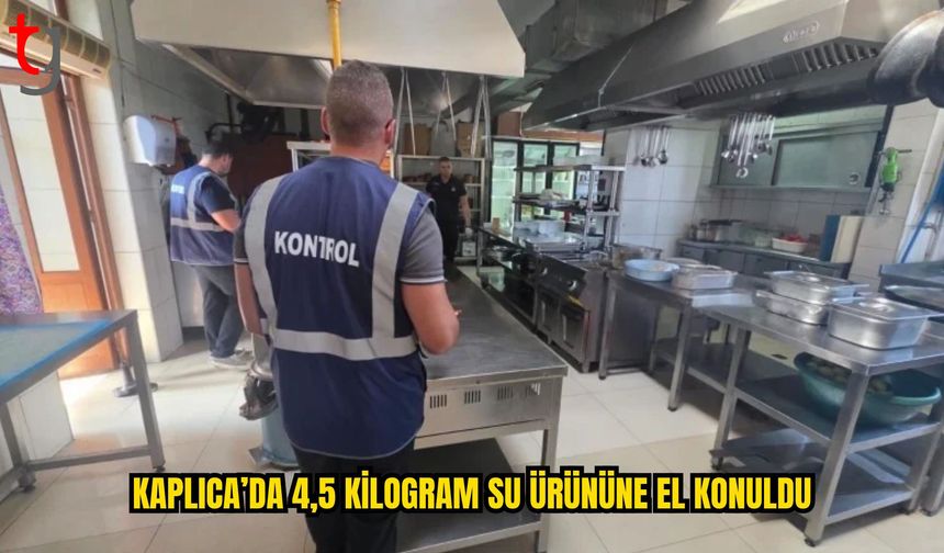 Kaplıca’daki Su Ürünleri Restoranları Denetlendi