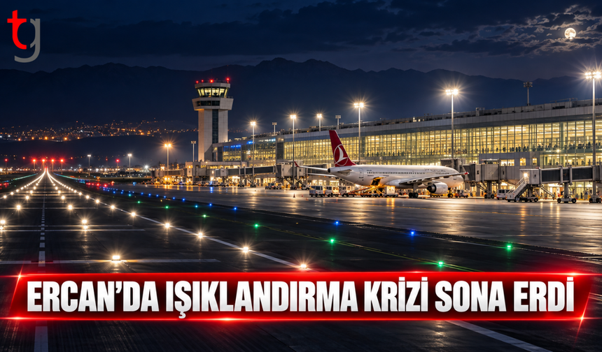 Ercan’da ışıklandırma krizi sona erdi