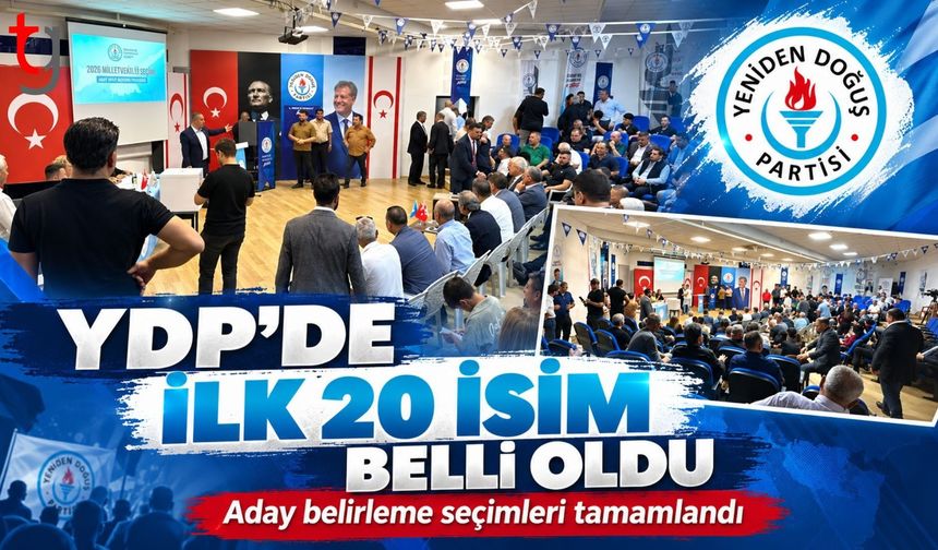 YDP’DE ADAY BELİRLEME SEÇİMLERİ TAMAMLANDI: İLK 20 İSİM BELLİ OLDU