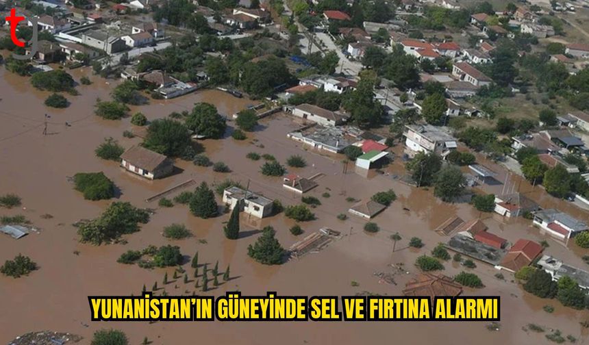 Yunanistan’ın Güneyinde Şiddetli Yağışlar Üç Gündür Etkili