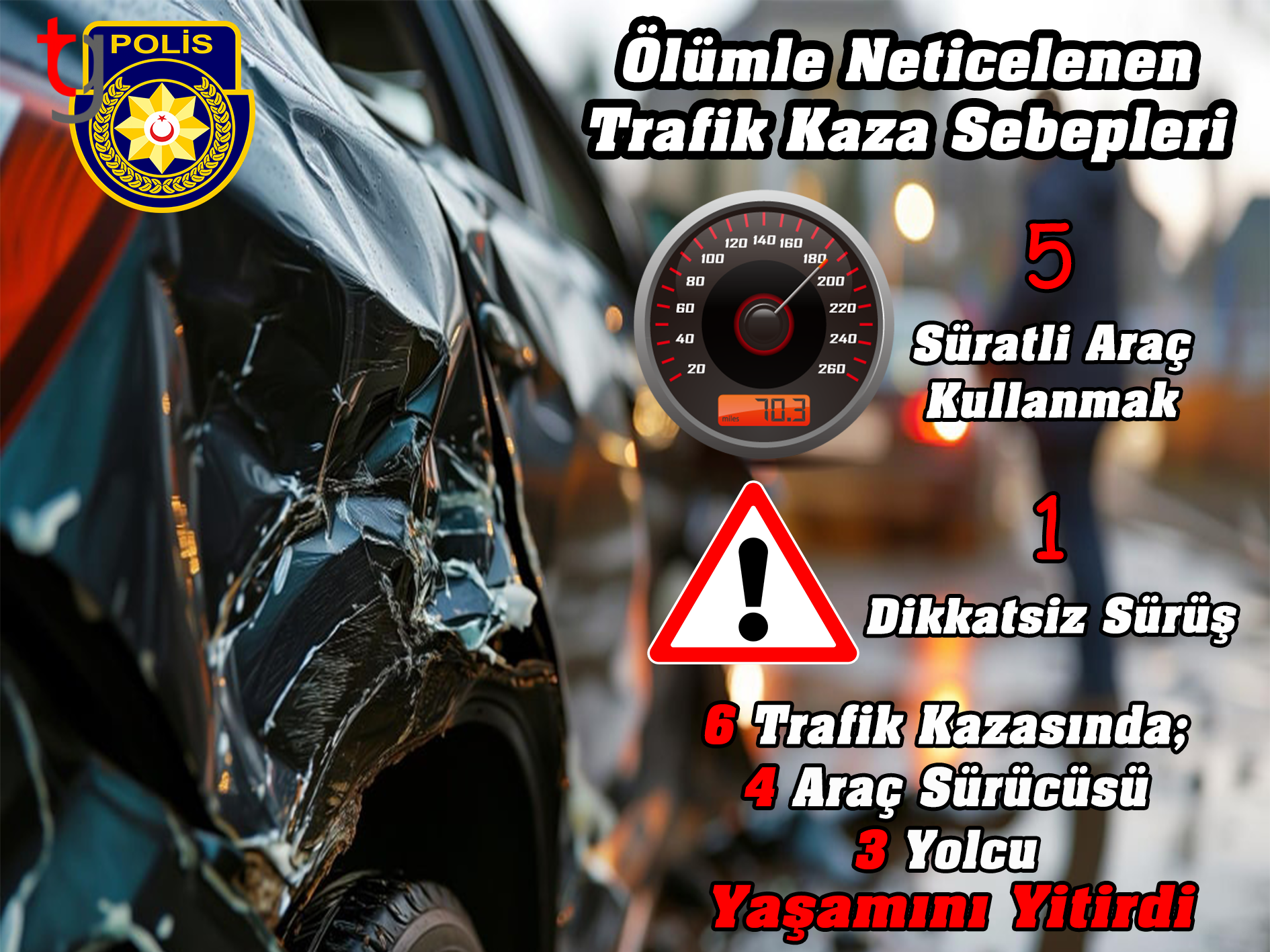 Ölümlü Kaza Sebepleri̇ 1