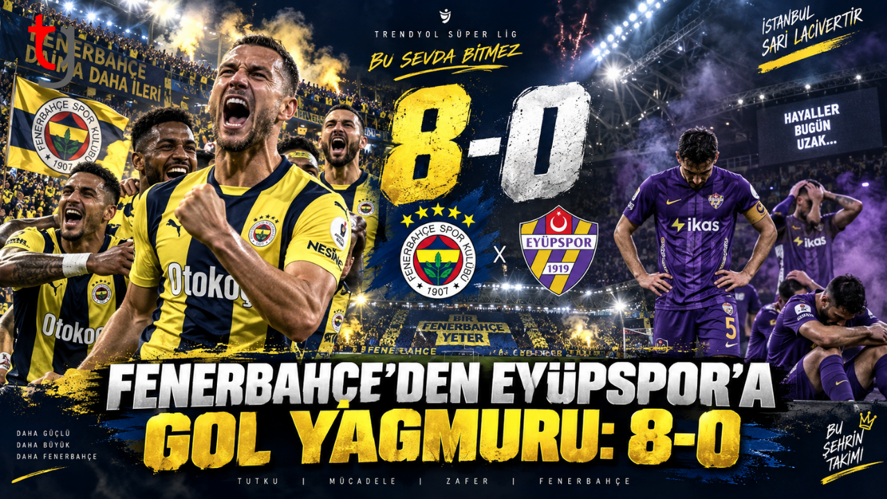 Sarı-Lacivertlilerden Tarihi Gece: 8 Gollü Zafer