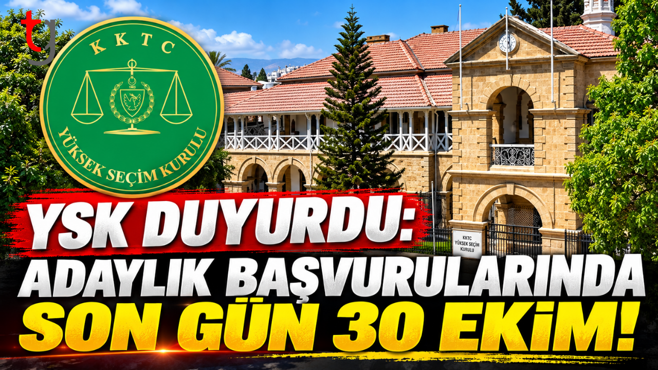 YSK DUYURDU: ADAYLIK BAŞVURULARINDA SON GÜN 30 EKİM!